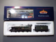Bachmann - A boxed Bachmann OO Gauge 4-6-0 steam locomotive and tender, 31-776 Modified Hall Op.No.