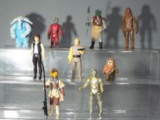 Star Wars - 9 Vintage Palitoy / Kenner loose 3 3/4" Star Wars Action Figures.