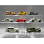 Dinky - Eight unboxed diecast model motor vehicles by Dinky to include # 170, # 39e, # 39c,
