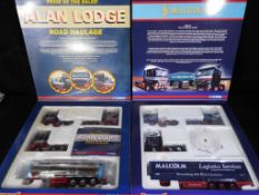 Corgi - Two limited edition 1:50 scale diecast model truck sets by Corgi from the Hauliers of