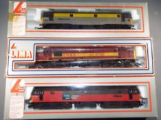 Lima - Three boxed diesel OO gauge diesel locomotives. Lot includes 205253A1 Class 47 diesel Op.No.