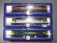 Lima - Three boxed Lima OO Gauge Diesel locomotives. Lot includes, 204664 Class 59 Op.No.