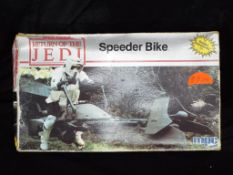 MPC - A boxed vintage MPC Star Wars Return of the Jedi Speeder Bike model kit.