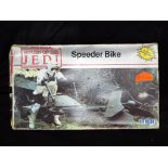 MPC - A boxed vintage MPC Star Wars Return of the Jedi Speeder Bike model kit.