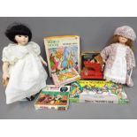 Vintage toys - a good mixed collection of vintage toys to include boxed Vulcan Minor child sewing