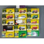 Model vans and cars - Vanguards - a quantity of scale model vans and cars in original boxes,