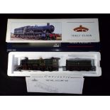 Bachmann - A boxed OO Gauge DCC Ready No.32-003 Hall Class 4-6-0 Steam Locomotive and Tender. Op.No.