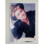 GEORGE MICHAEL SIGNED PHOTOGRAPH