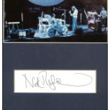 MUSIC MEMORABILIA - NICK MASON PINK FLOYD AUTOGRAPH