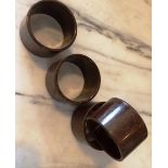 1930s BAKELITE NAPKIN RINGS SET OF 4