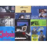 VINYL LP'S ALBUMS - 11 JAZZ CHARLIE PARKER ART TATUM OSCAR PETERSON BARBER/BILK ETC