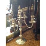 1675 GRAMS SOLID SILVER CANDLEABRA