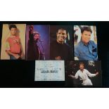 CLIFF RICHARD POSTCARDS & CONCERT TICKET