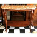 ITALIAN GRANITE TOP CONSOLE TABLE