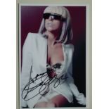 LADY GAGA SIGNED PHOTOGRAPH