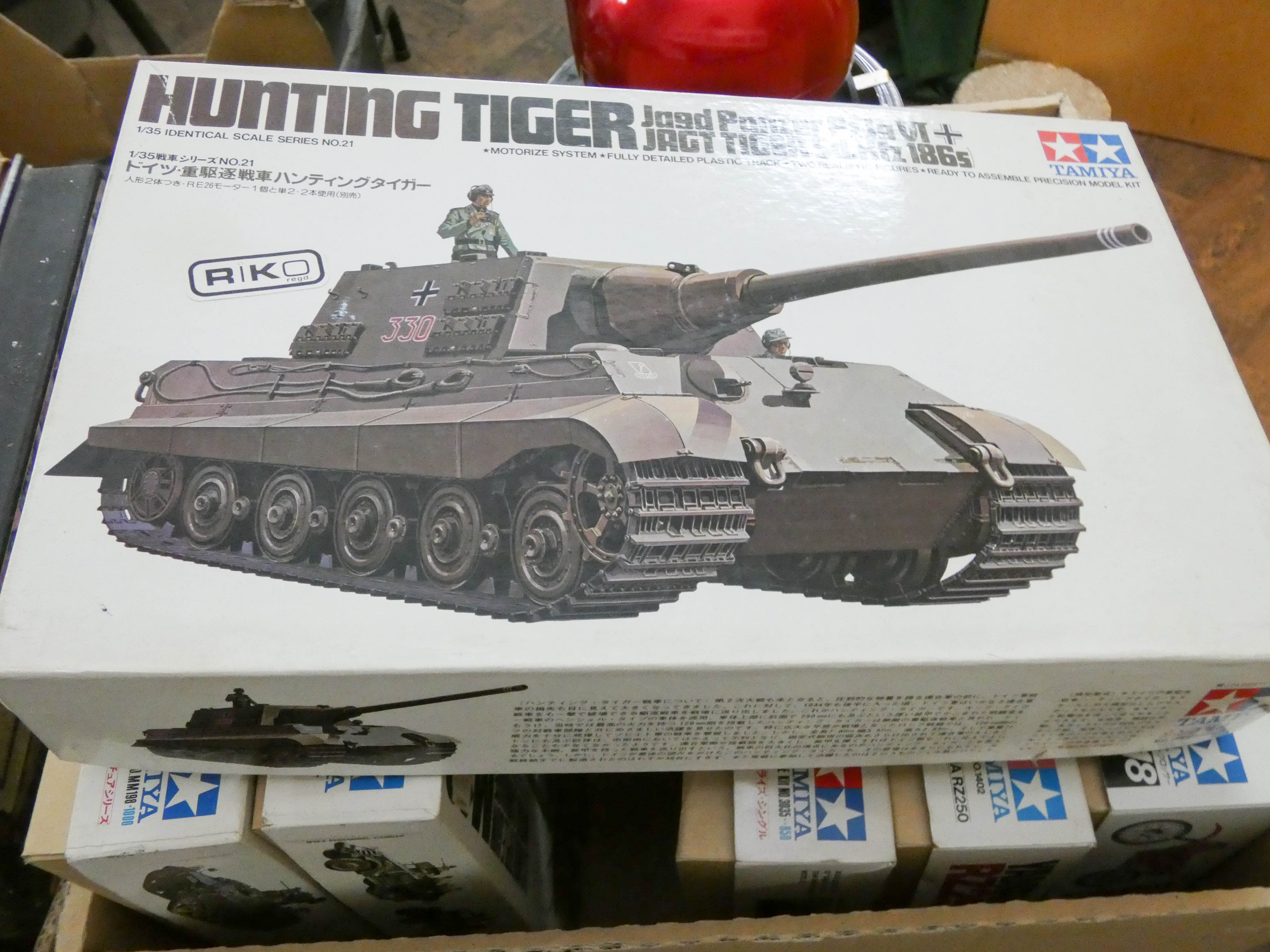 A quantity of boxed model motorcycles, tanks, - Image 2 of 2