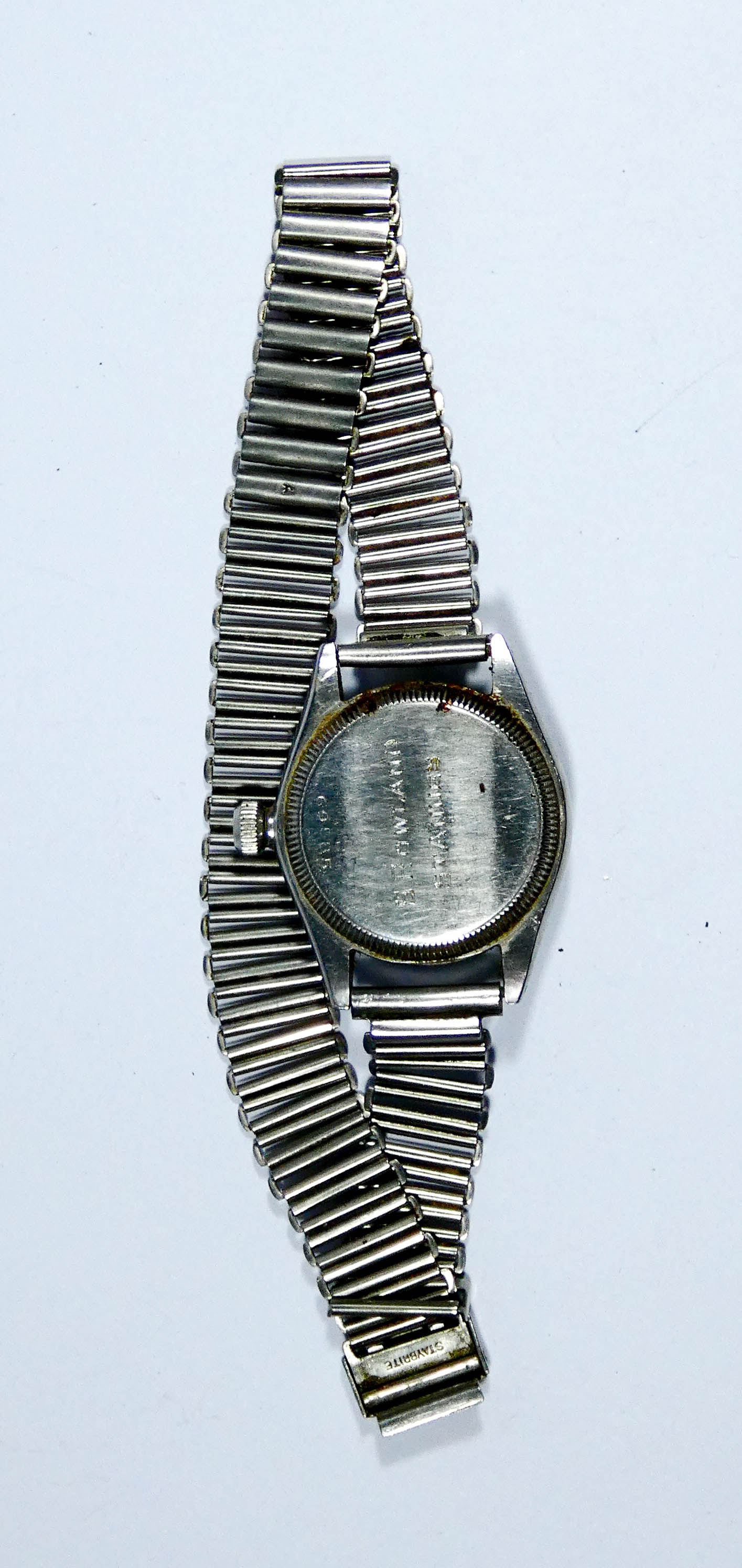 1930's vintage Rolex Oyster chronometer watch, stainless steel case, dial signed Sam Lyon Junr. - Image 2 of 2