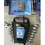 A new 8 piece combination spanner set and a new 75mm security bit set