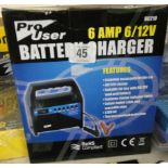 A new 6amp 6/12 volt battery charger
