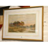 An early 20th century watercolour painting 'The Mill at Faversham' indistinctly signed Stewart,