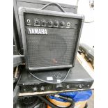 A small Yamaha amplifier and a Cambridge rodeo integral amplifier