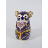 A Royal Crown Derby paperweight modeled as a koala