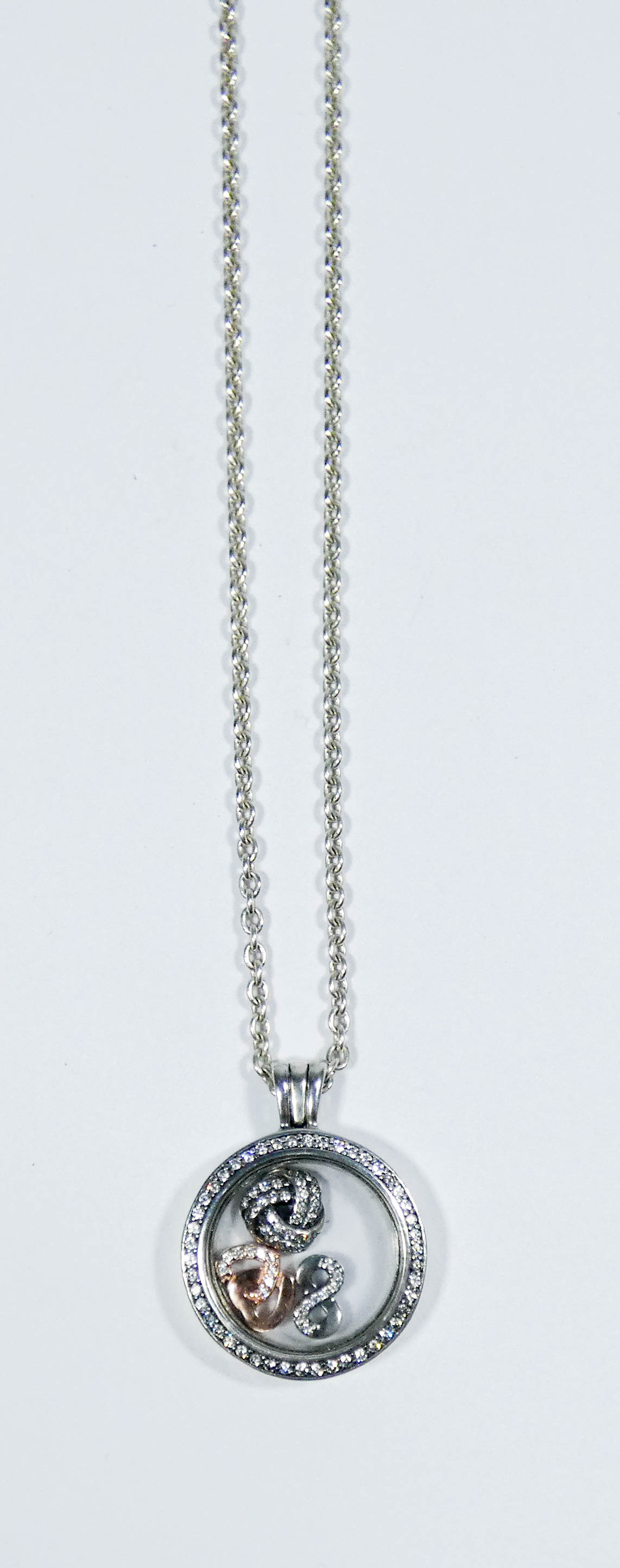 A collection of Pandora jewellery to include a floating locket necklace with four charms, - Image 6 of 6