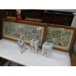 Five assorted Beatrix Potter pictures,