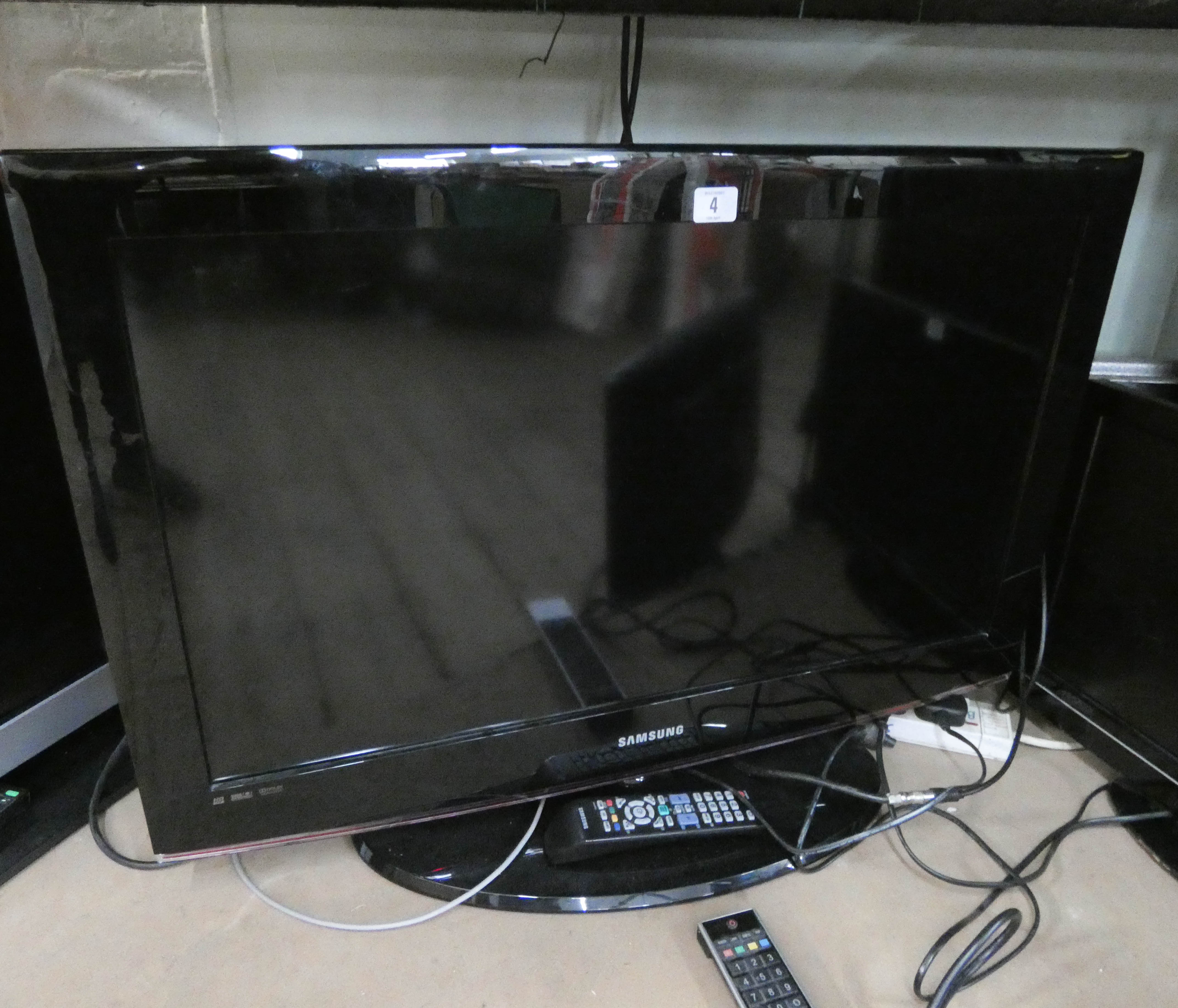 A Samsung LCD television with freeview etc and remote