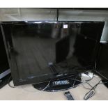 A Samsung LCD television with freeview etc and remote