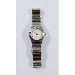 Ladies Omega stainless steel Constellation wrist watch, quartz movement,