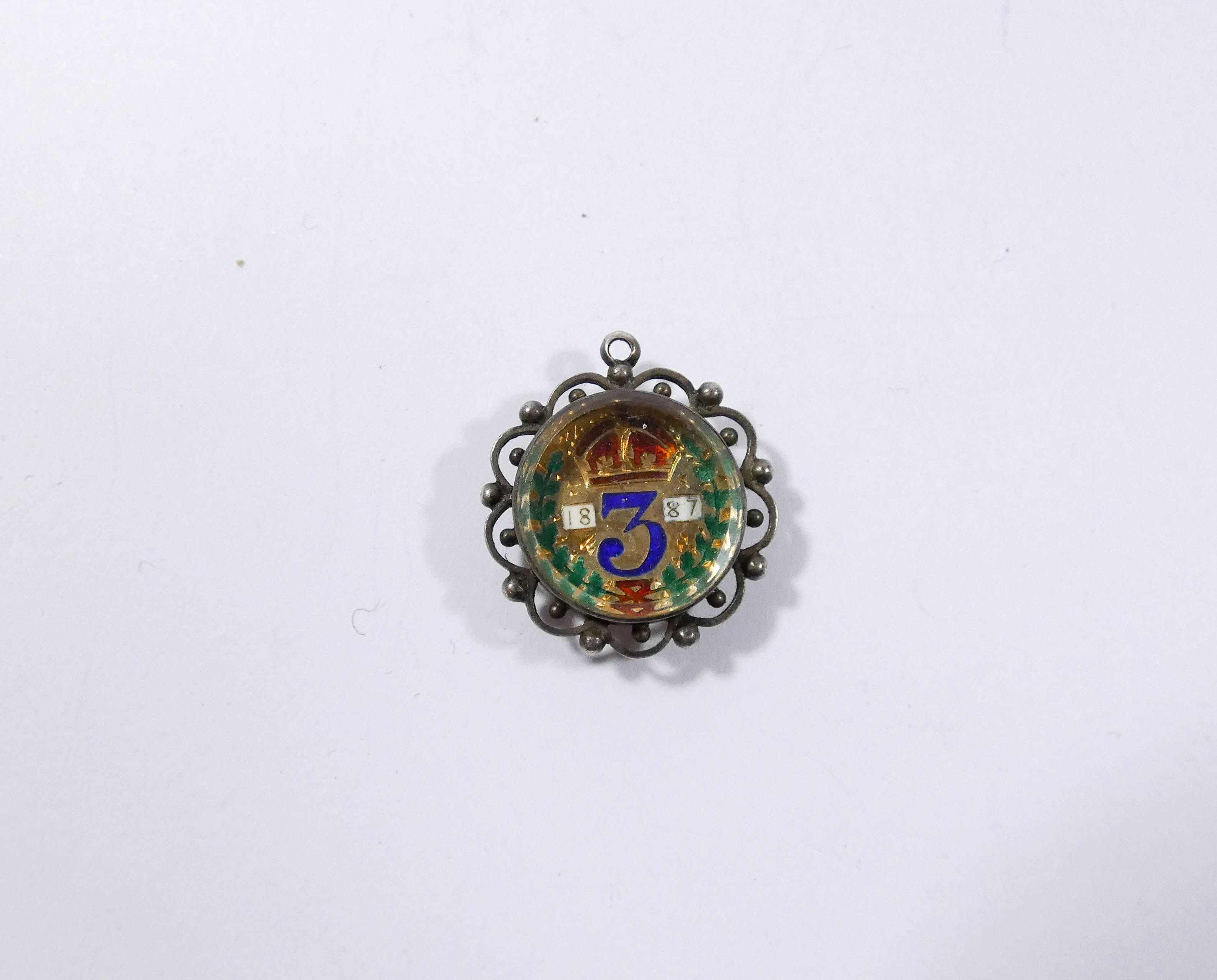 Victorian 9ct fob with faceted citrine, Victorian scarab brooch, - Image 4 of 4