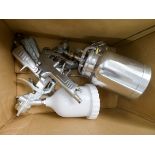 A quantity of air spray guns etc