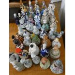 A large collection of assorted musical figures