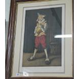 Ley Kenyon, Fisherman at anchor, signed limited edition print together with a print of a Jester,