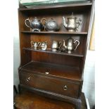 A Stag Minstrel mahogany open bookcase with one large drawer under 2'6 wide