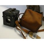 A Zeiss Ikon box camera in case