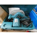 A Makita circular saw in carrying case