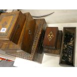 Victorian inlaid box,