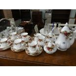 Royal Albert Old Country Roses tea set of 22 pieces