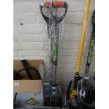 A new stainless steel digging spade and digging fork