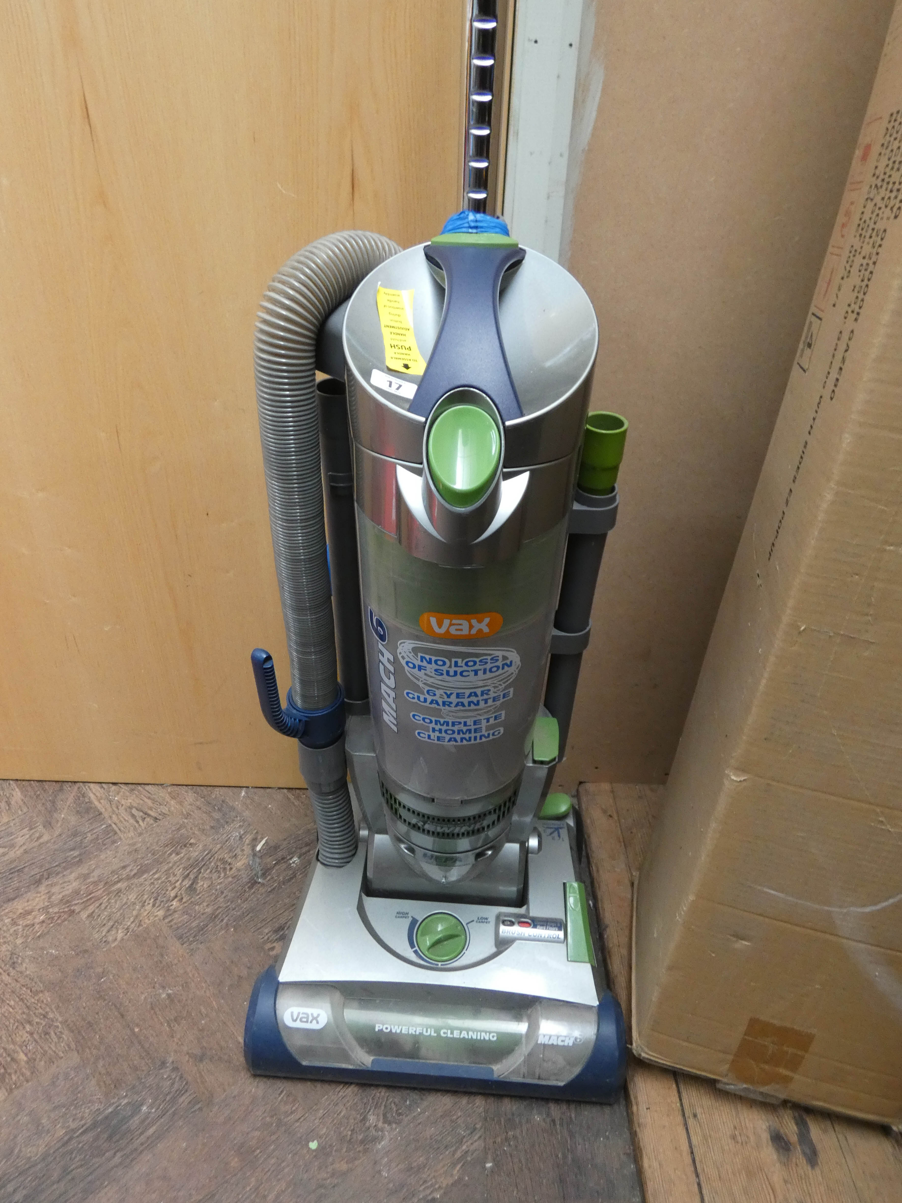 A very heavy Vax upright vacuum cleaner