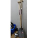 Two Spear & Jackson snow shovels
