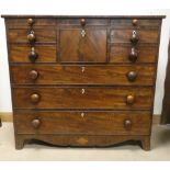 A mid 19th Century mahogany scotch chest,