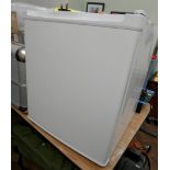 A small table top freezer
