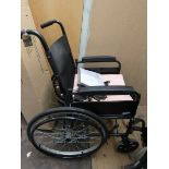 A fold up self-propelled wheelchair