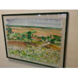 Two modern watercolours by John Flemons,