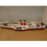 A model of the Waverly paddle steamer,