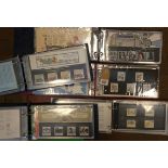 Five albums of British and Commonwealth stamps in presentation packs