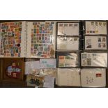 A collection of British and World first day covers to include postal history,